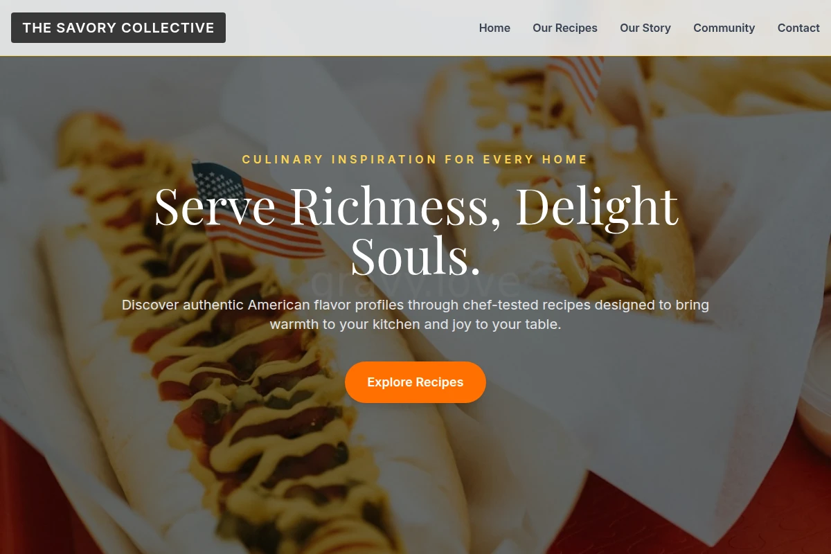 Recipe American Food
