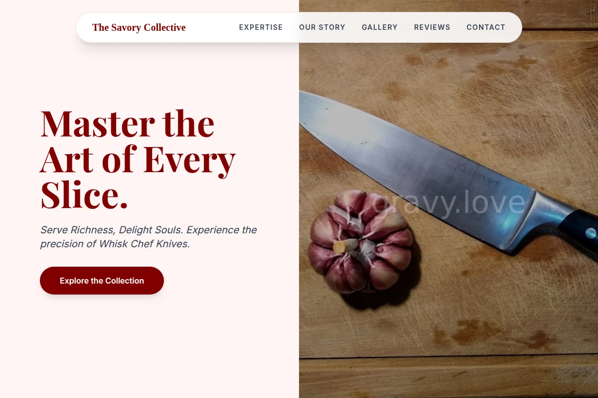 Whisk Chef Knife