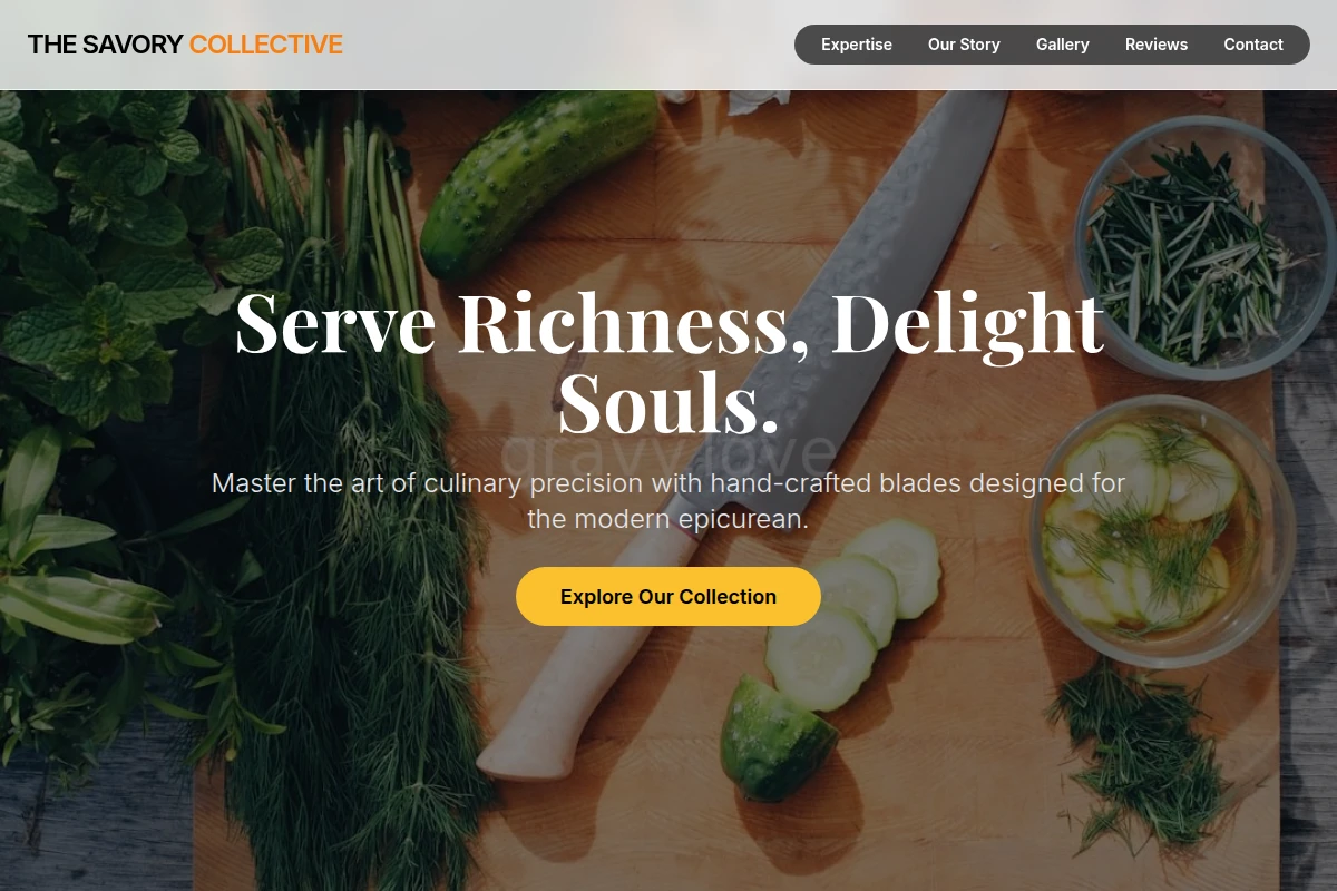 Savory Chef Knife